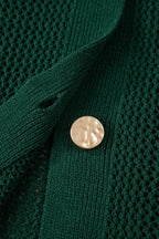 Green with Gold accent PLUS Cardigan