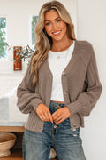 Textured Knit Cardigan