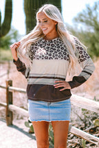 Leopard Block Long Sleeve