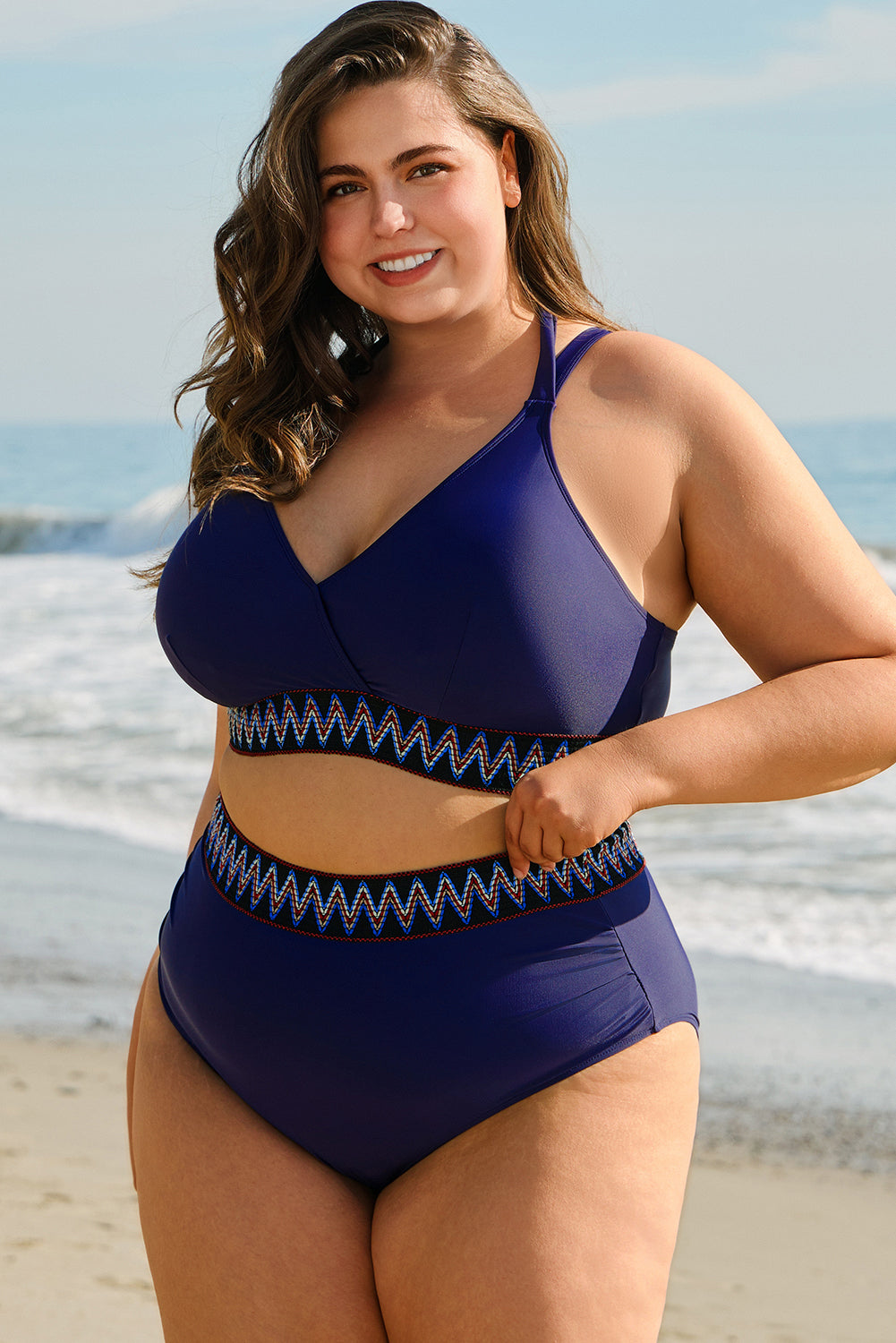 Eileen Knot High Waisted PLUS Bikini