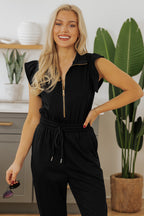 Azariah Drawstring Elastic Waistband Jumpsuit
