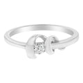 10K White Gold Diamond Promise Ring (1/10 Cttw, H-I Color, SI2-I1 Clarity)-0