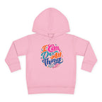 Toddler Pullover Fleece Hoodie- "I Can Do All Things"