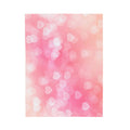 Pink Heart Bokeh Velveteen Plush Blanket — Soft Romantic Throw for Valentine’s Day & Cozy Nights