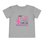 Toddler Tee — Cute Smart and a Little Bit Dramatic Unicorn Shirt