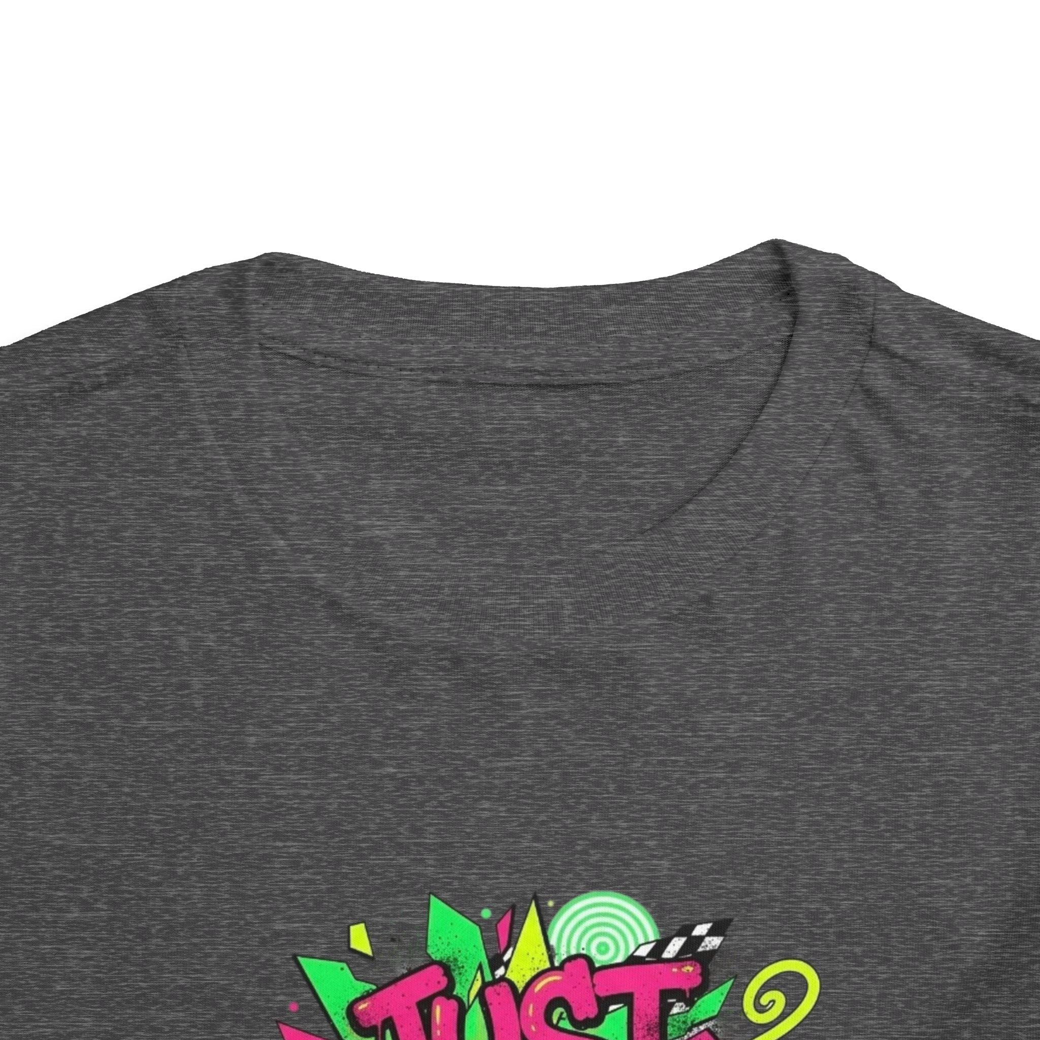 Toddler Tee - "Just Vibes!" Colorful Retro Graphic Kids T‑Shirt