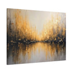 Abstract Gold Landscape Canvas Wall Art — Matte Stretched 1.25"
