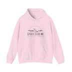 Spirit Lead Me Hoodie — Minimal Sunrise Christian Faith Sweatshirt