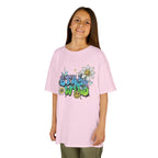 Kids Tee — "Stay Wild" Graffiti Daisy Graphic