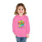 Toddler Hoodie — "I Have No Idea What This Is" Colorful Toy Graphic