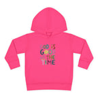 Toddler Hoodie — "God Is Good All The Time" Cute Faith Pullover