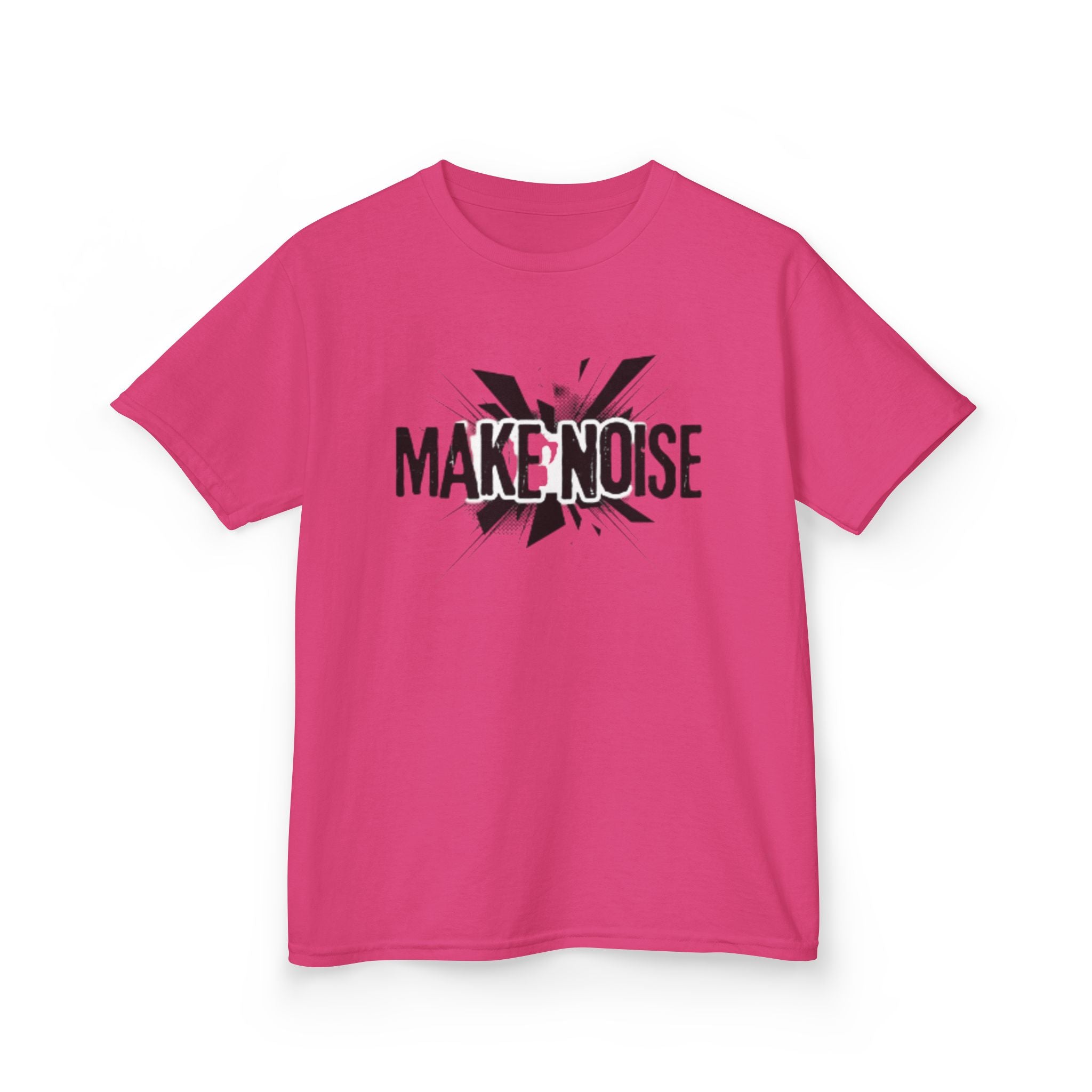 Kids Tee — "Make Noise" Graphic Shirt for Loud, Confident Kids