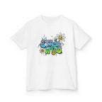 Kids Tee — "Stay Wild" Graffiti Daisy Graphic