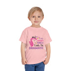 Toddler Tee — Cute Smart and a Little Bit Dramatic Unicorn Shirt