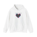 Distressed Drip Heart Hoodie | Soft Grunge Hearts, punk heart design