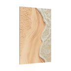 Coastal Beach Canvas Print – Sandy Shoreline Wall Art
