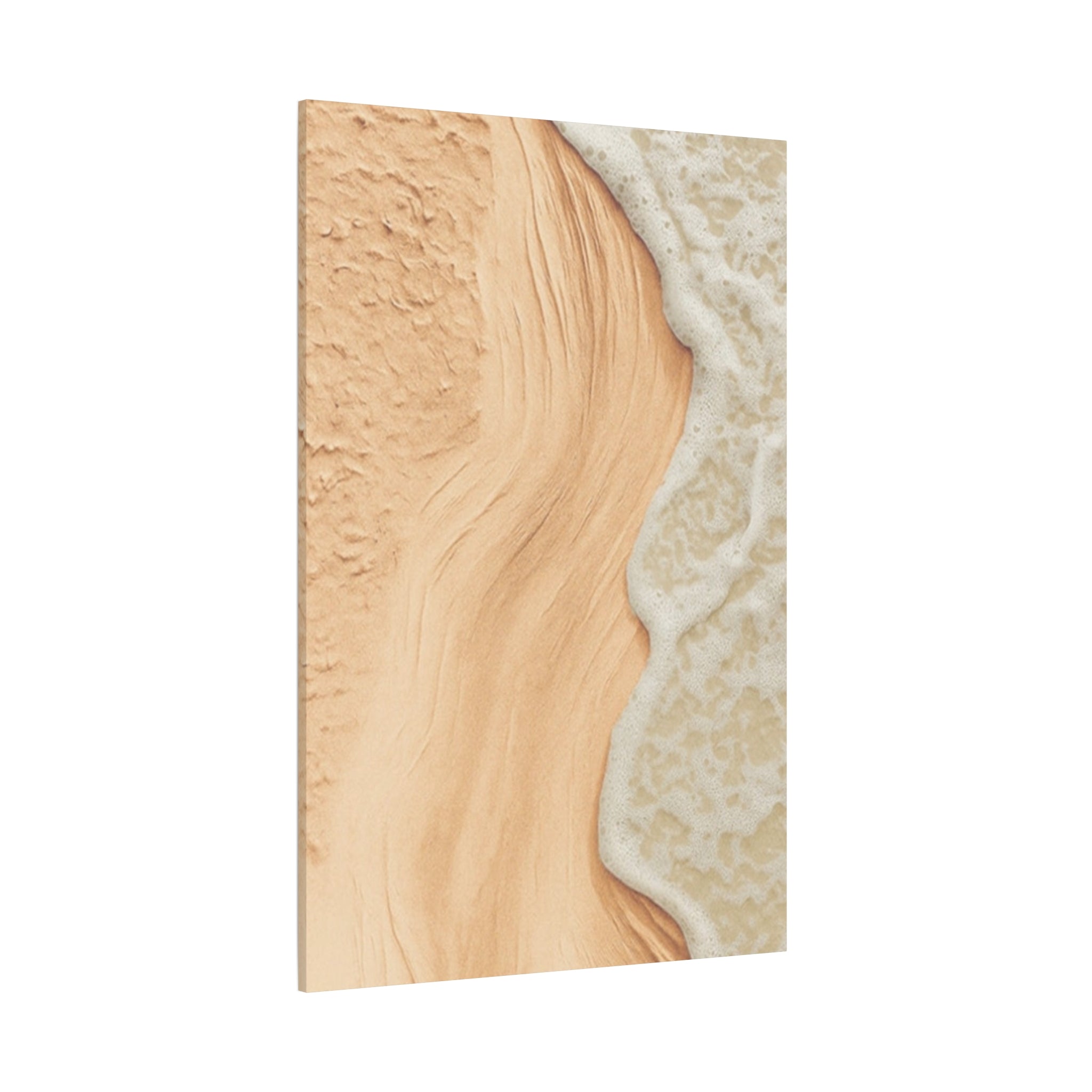 Coastal Beach Canvas Print – Sandy Shoreline Wall Art