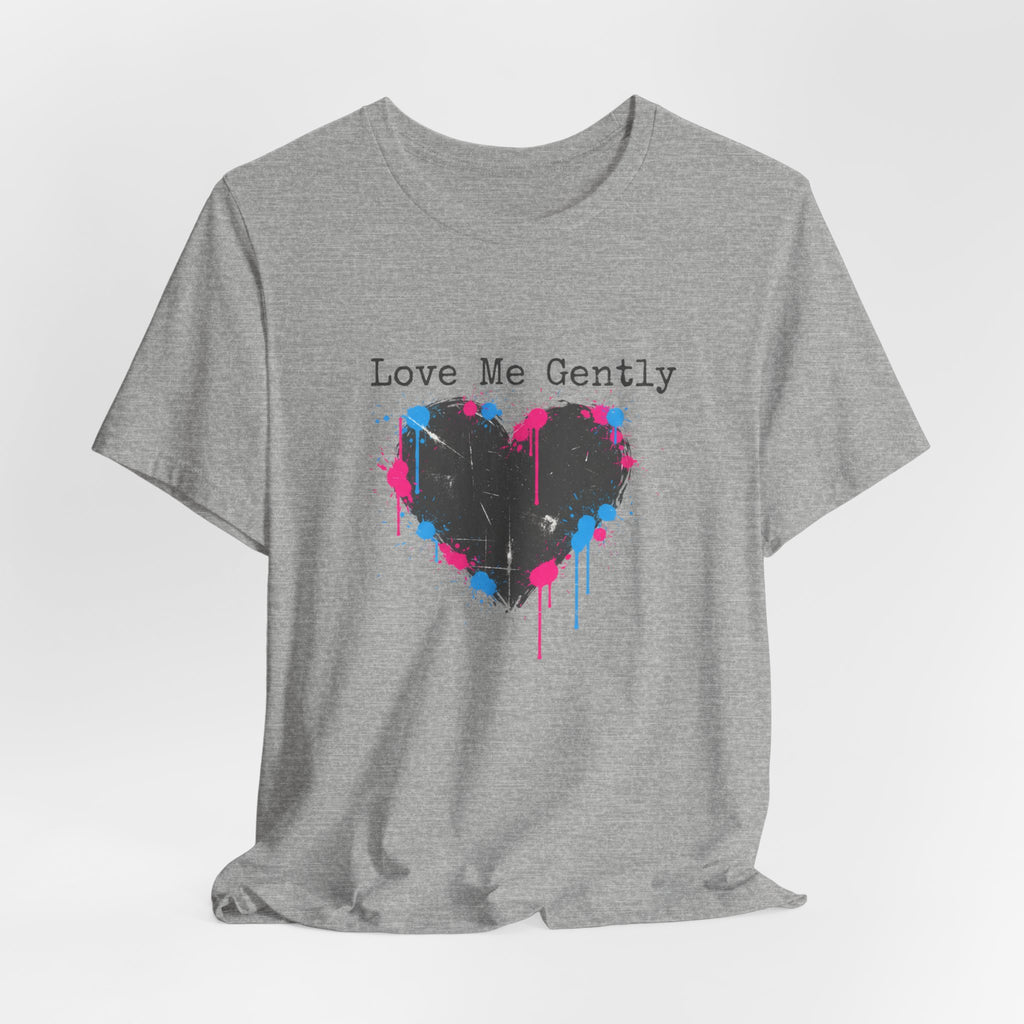 Distressed Graffiti Heart Tee | grunge heart shirt, punk heart design