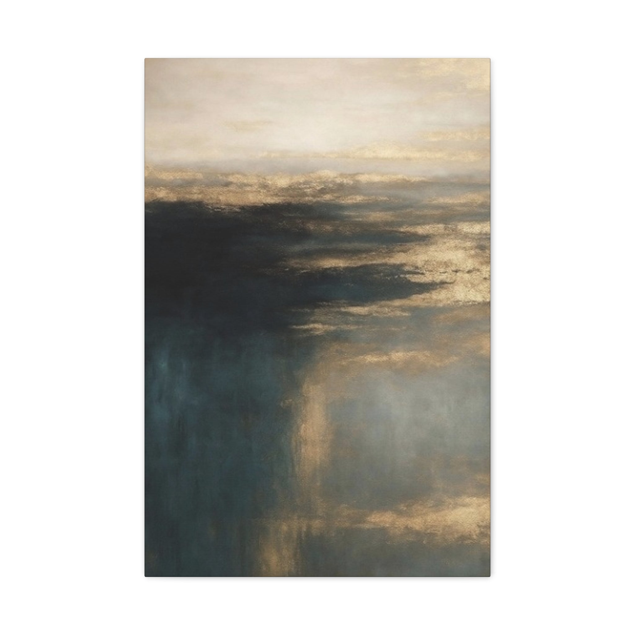 Abstract Stormy Seascape Canvas