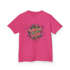 Kids T-Shirt — "Embrace Your Weird" Colorful Splash Graphic