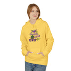 Mardi Gras Mask Hoodie — Purple Green Gold Carnival Pullover