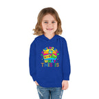 Toddler Hoodie — "I Have No Idea What This Is" Colorful Toy Graphic