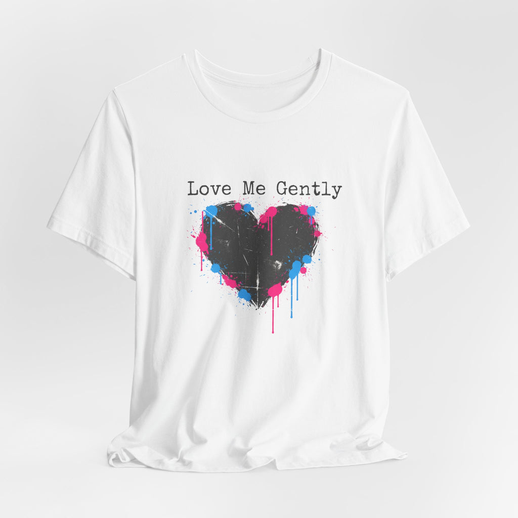 Distressed Graffiti Heart Tee | grunge heart shirt, punk heart design