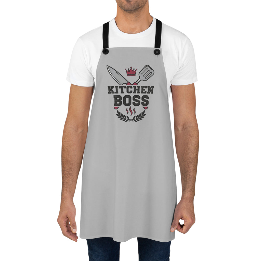 Kitchen Boss Apron — 'Kitchen Boss' Graphic Chef Apron for Home Cooks & BBQs