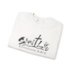 Christian 'Saved Life' Crewneck Sweatshirt — Ephesians 2:8-9 Faith Pullover