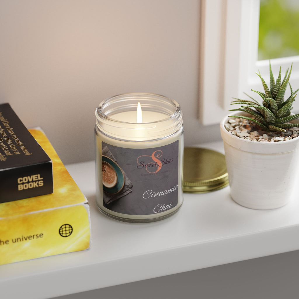 Cinnamon Chai Scented Candle — Coconut Apricot Wax (9oz)