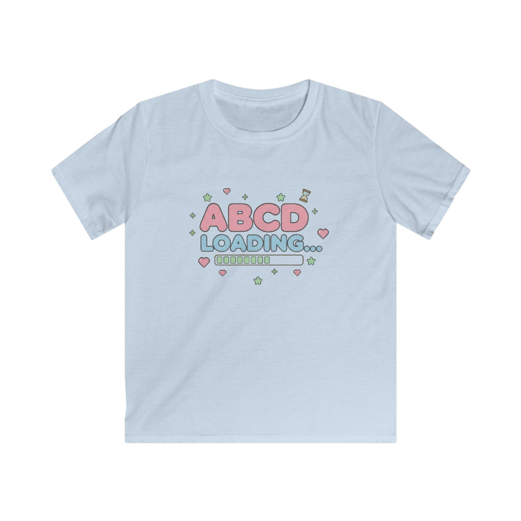 Kids Tee — "ABCD Loading" Cute Alphabet Learning Shirt for Toddlers & Preschoolers