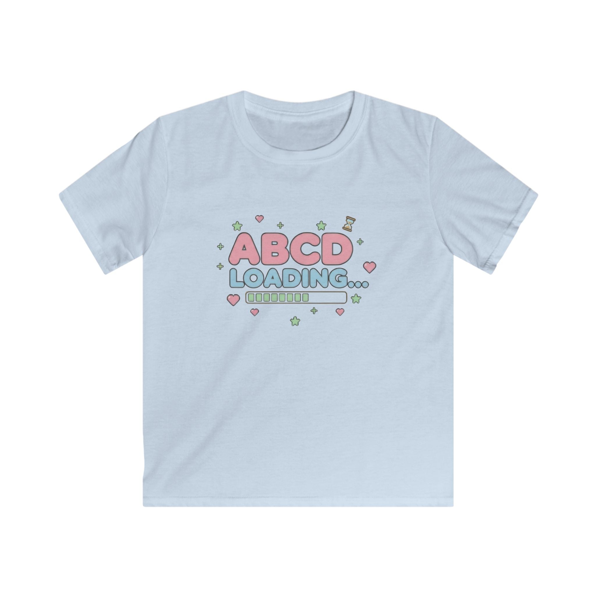 Kids Tee — "ABCD Loading" Cute Alphabet Learning Shirt for Toddlers & Preschoolers