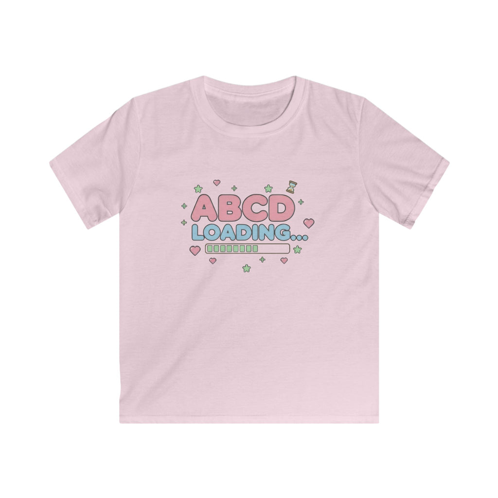 Kids Tee — "ABCD Loading" Cute Alphabet Learning Shirt for Toddlers & Preschoolers