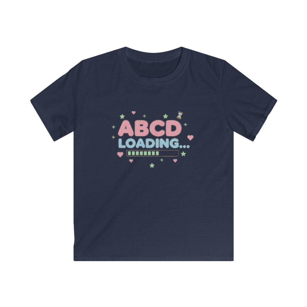 Kids Tee — "ABCD Loading" Cute Alphabet Learning Shirt for Toddlers & Preschoolers