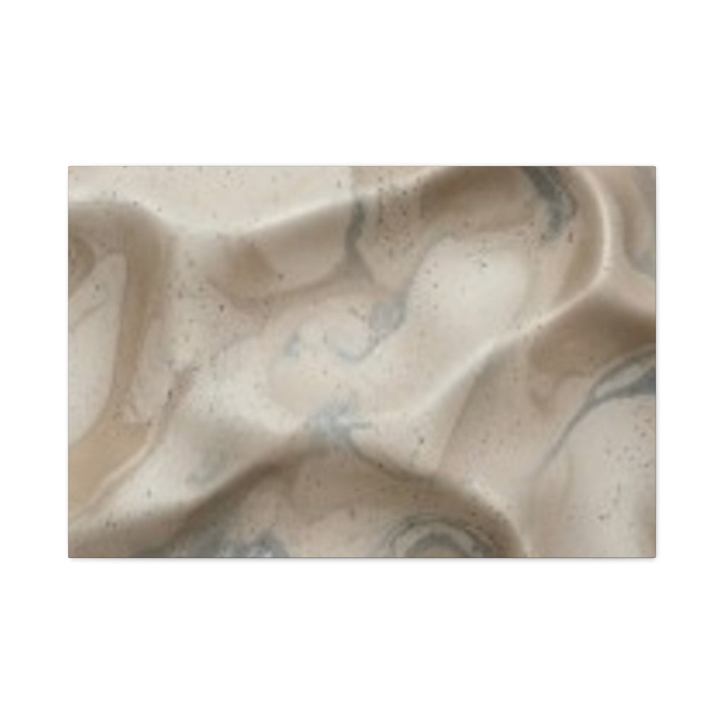 Abstract Neutral Marble Canvas Wall Art — Matte Stretched 1.25"