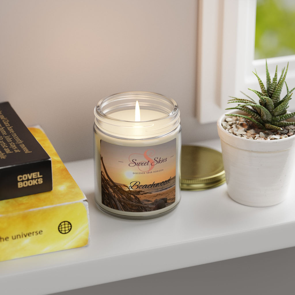 Beachwood Coconut Apricot Wax Candle (9oz)