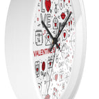 Valentine's Day Wall Clock — Love Icons Decorative Clock
