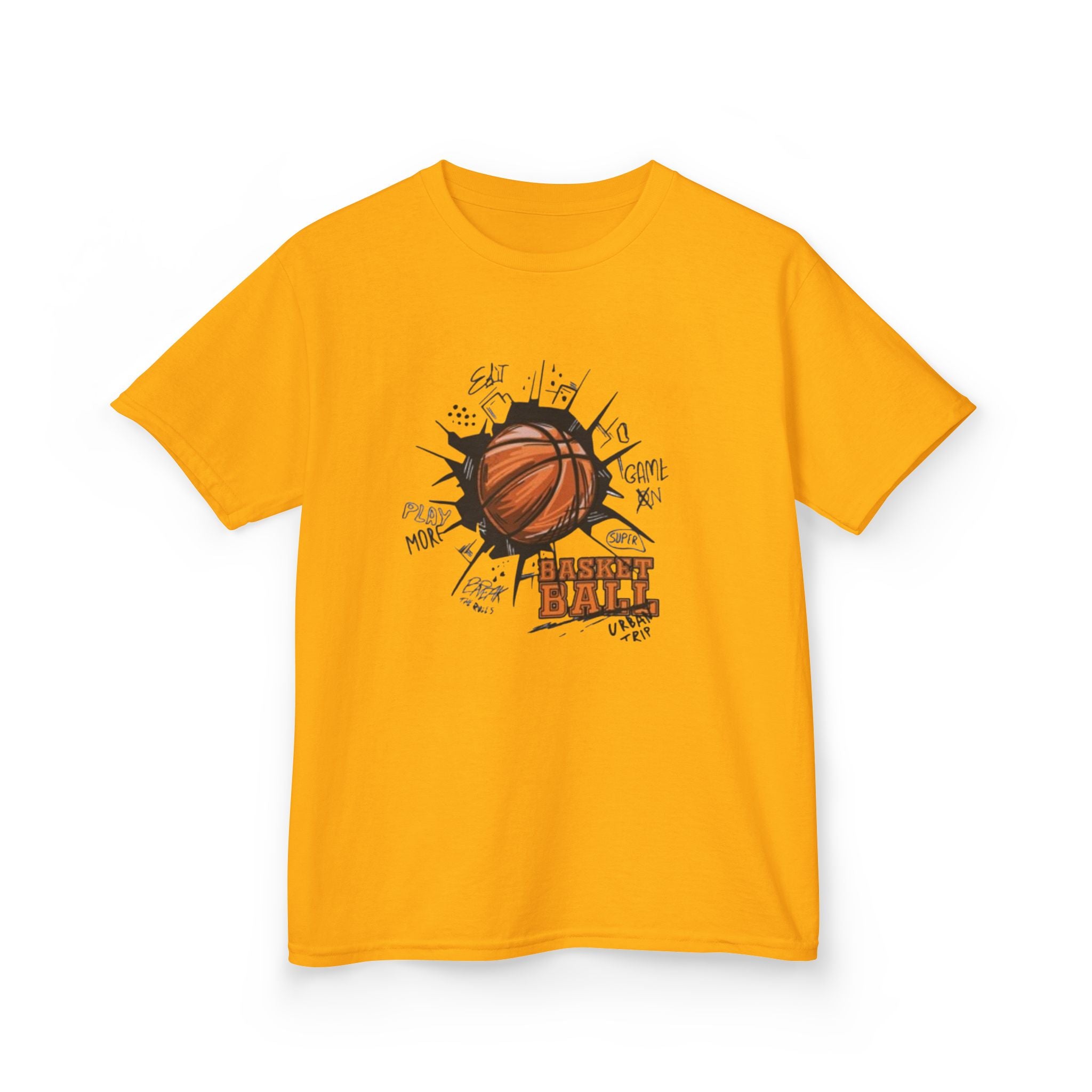 Kids Basketball Tee — Slam Dunk Graphic Shirt