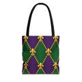 Mardi Gras Fleur-de-Lis Diamond Tote