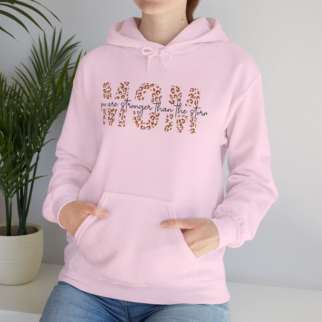 Mom Leopard Print Hoodie — Cozy Mother’s Day Sweatshirt