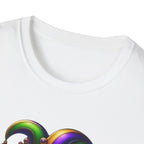 Mardi Gras Jester Alligator T-Shirt — Carnival Croc Graphic Tee