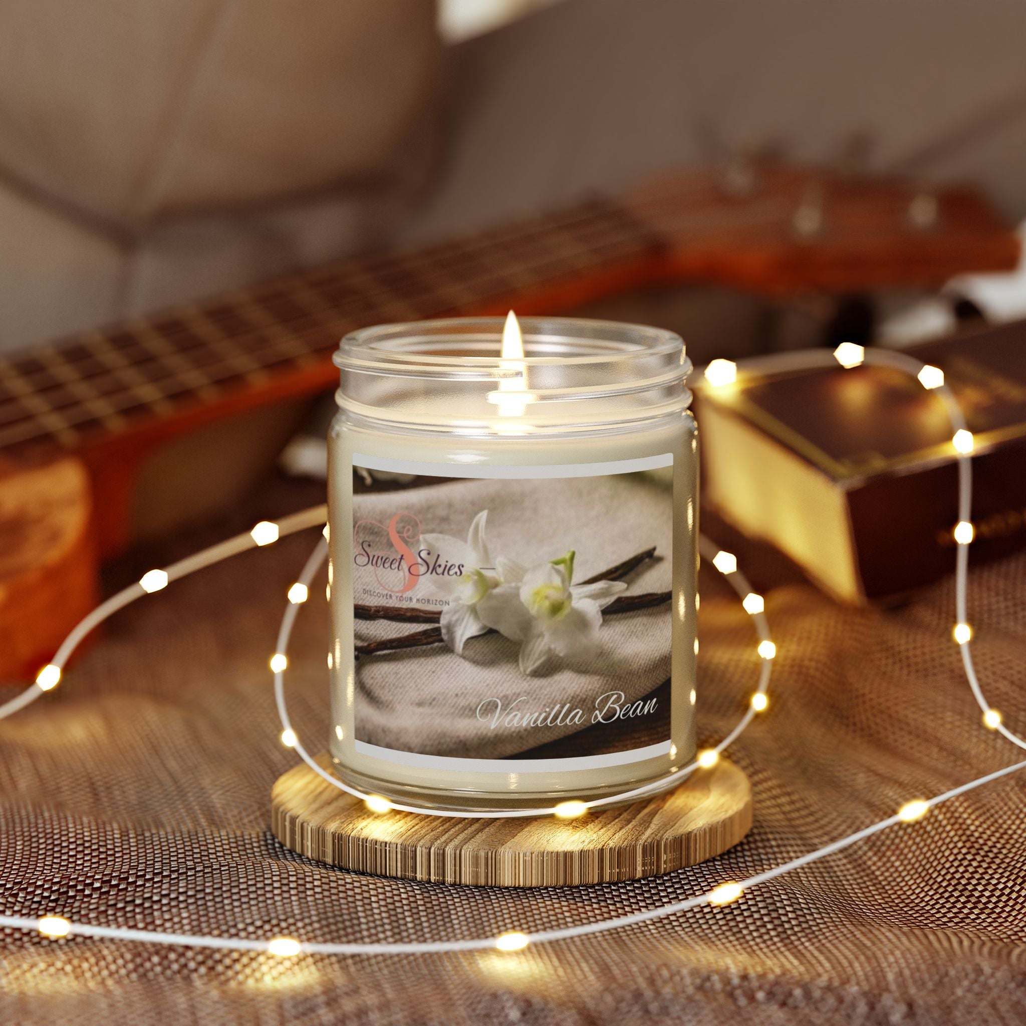 Vanilla Bean Coconut Apricot Wax Candle (9oz)