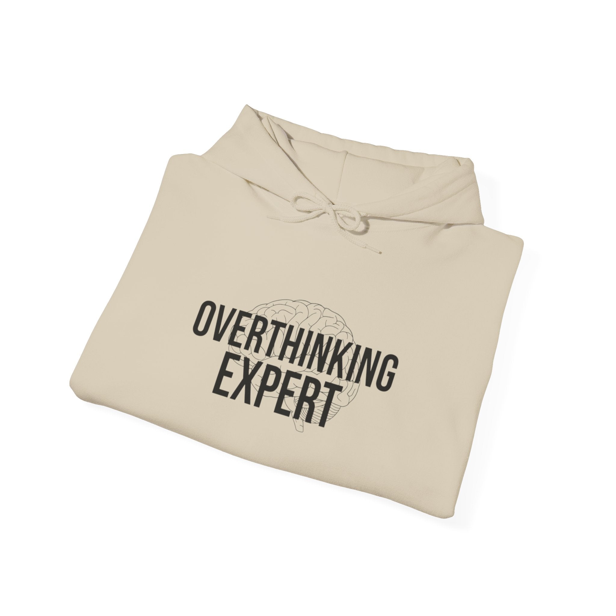 Overthinking Expert Hoodie | sarcastic sweatshirt, self-deprecating quote