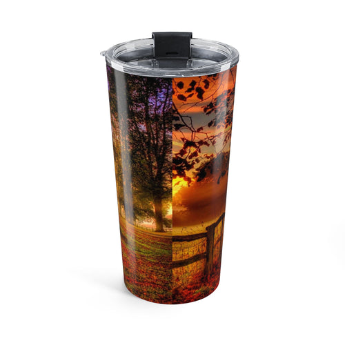 20oz Autumn Sunset Forest Tumbler