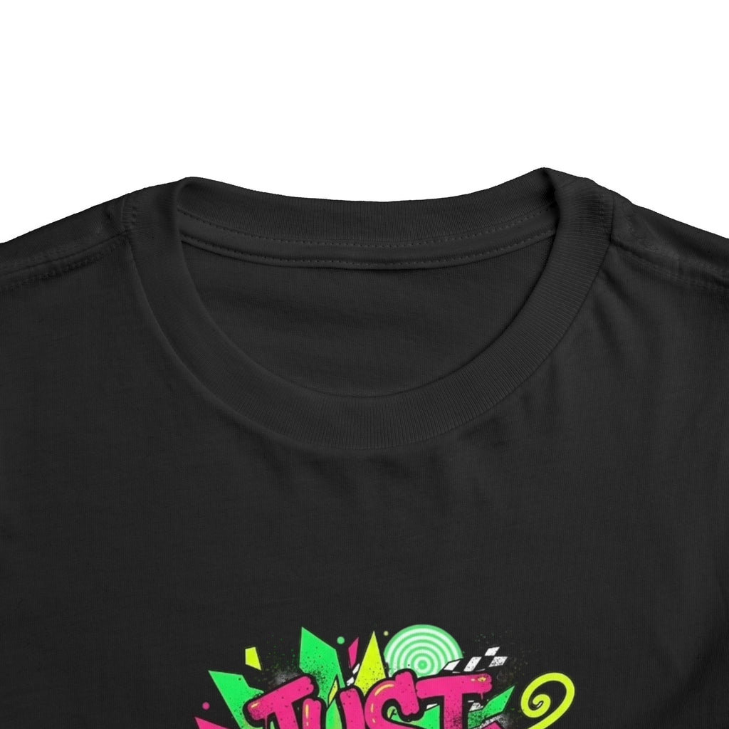 Toddler Tee - "Just Vibes!" Colorful Retro Graphic Kids T‑Shirt