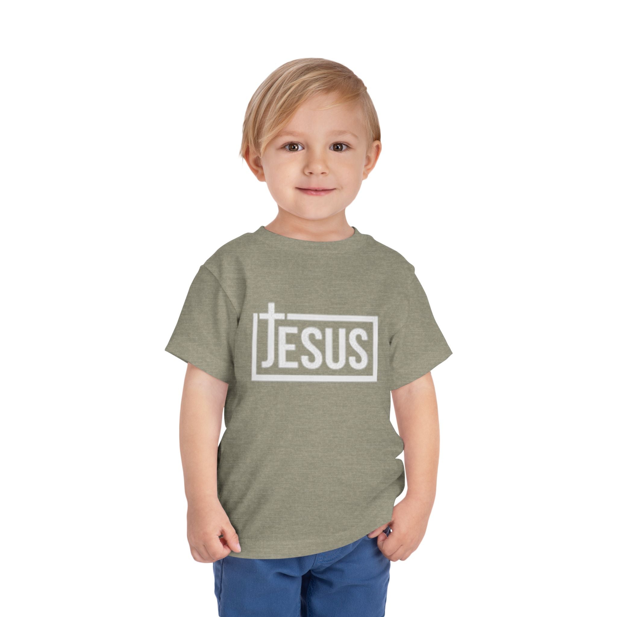 Toddler Tee - Jesus Box Logo Kids' Christian T-Shirt