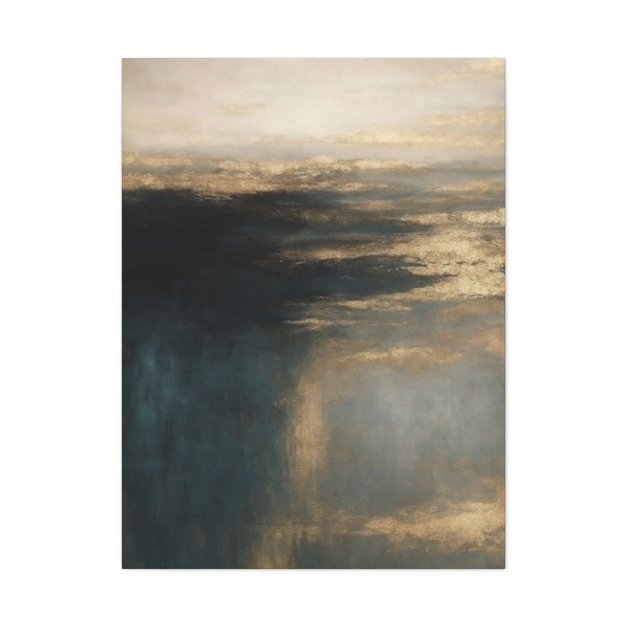 Abstract Stormy Seascape Canvas