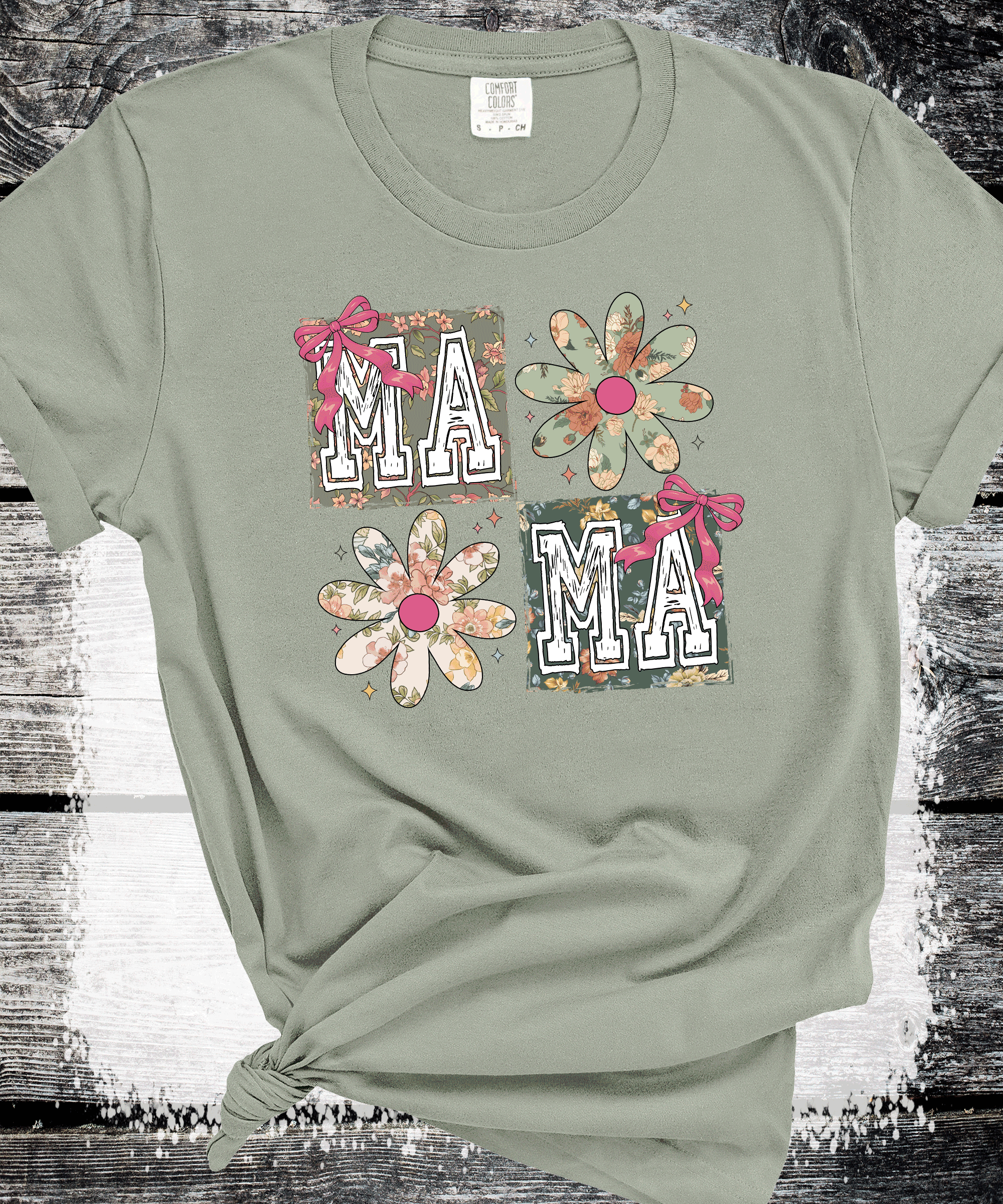 Mama Floral Flowers T-Shirt