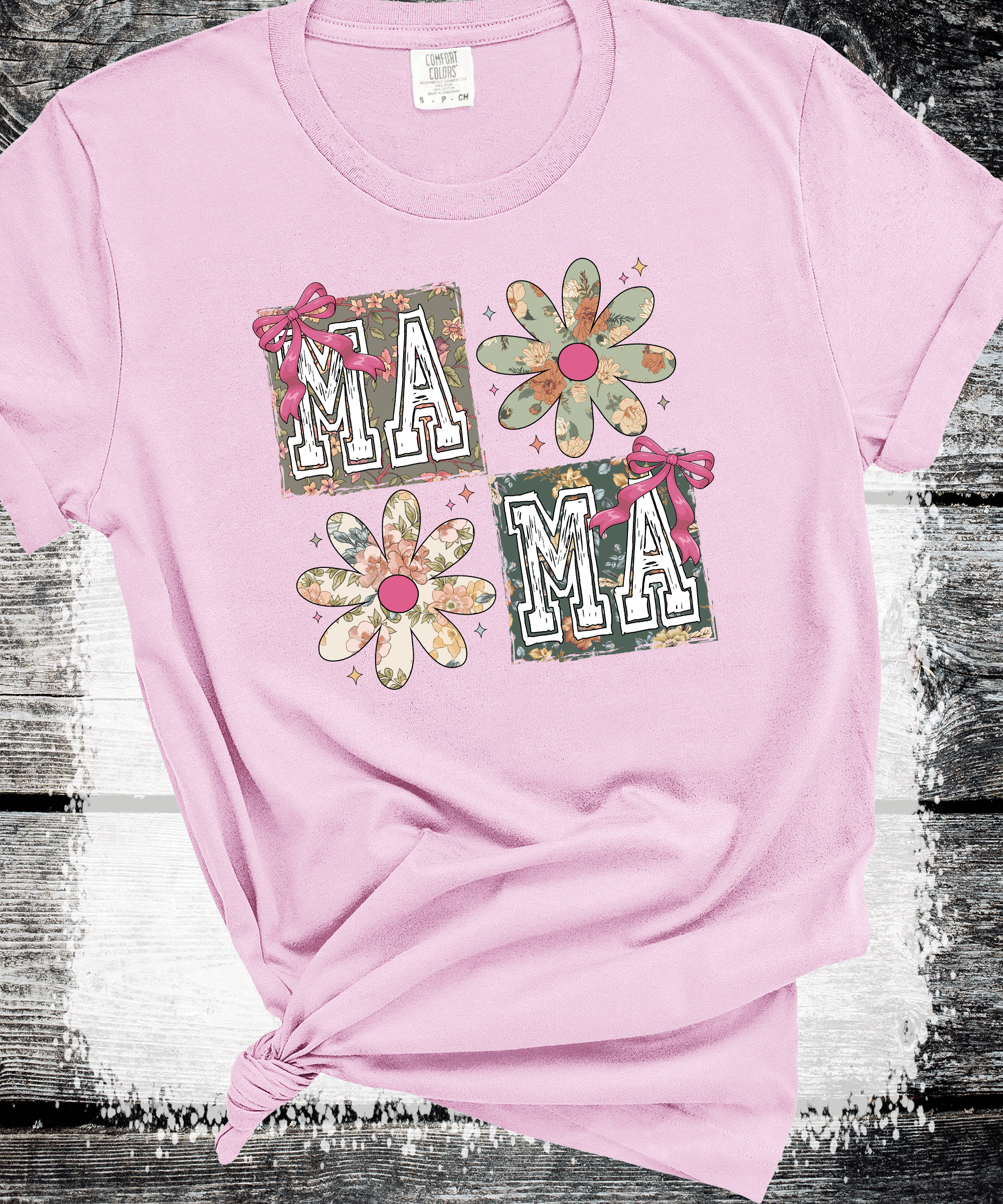 Mama Floral Flowers T-Shirt