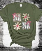 Mama Floral Flowers T-Shirt
